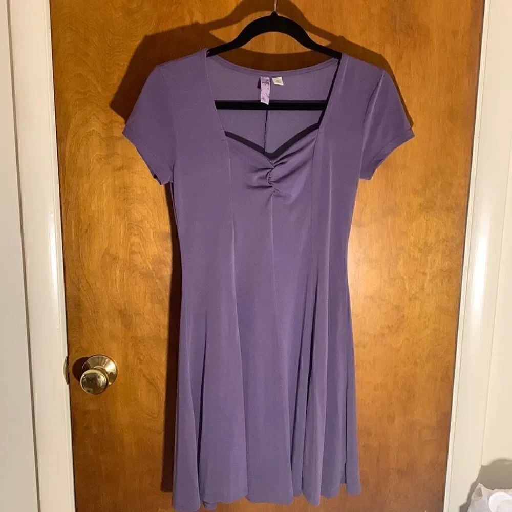 EUC Alya (Francesca’s) purple fit and flare dress!! Size XS